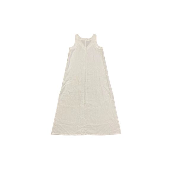 DKNY Women's A Line Tank Dress Linen Breathable Side Slits Pullover Soft Size XS - Picture 7 of 7